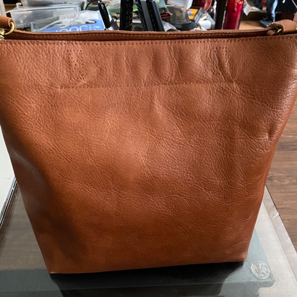 Madewell Brown Leather  Tote bag - Picture 5 of 6
